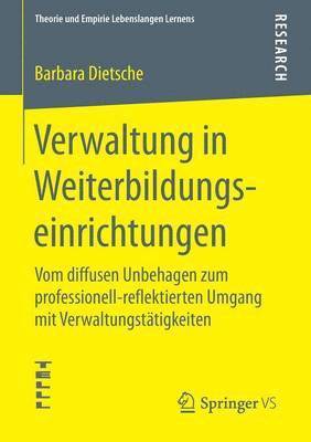bokomslag Verwaltung in Weiterbildungseinrichtungen
