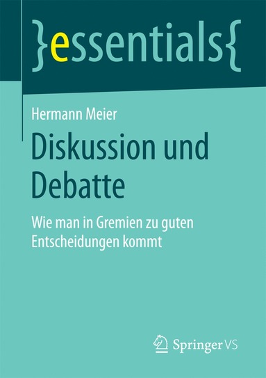 bokomslag Diskussion und Debatte