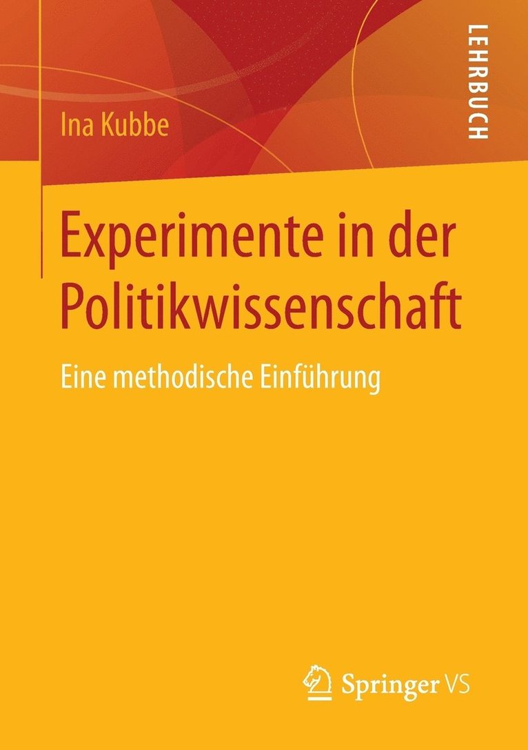 Experimente in der Politikwissenschaft 1