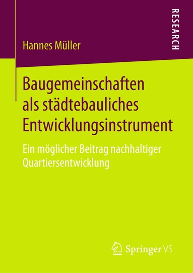 Hannes Müller - Baugemeinschaften als städtebauliches Entwicklungsinstrument, Häftad