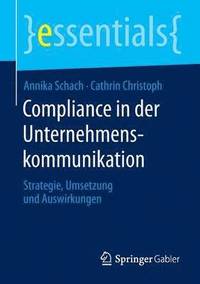 bokomslag Compliance in der Unternehmenskommunikation