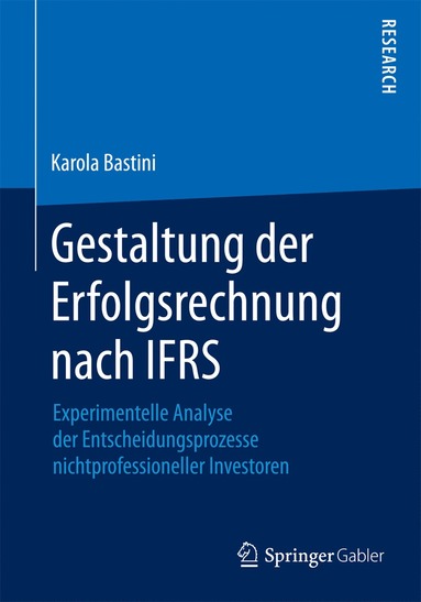 bokomslag Gestaltung der Erfolgsrechnung nach IFRS