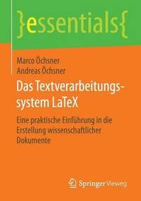 bokomslag Das Textverarbeitungssystem LaTeX