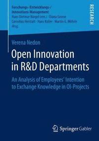 bokomslag Open Innovation in R&D Departments