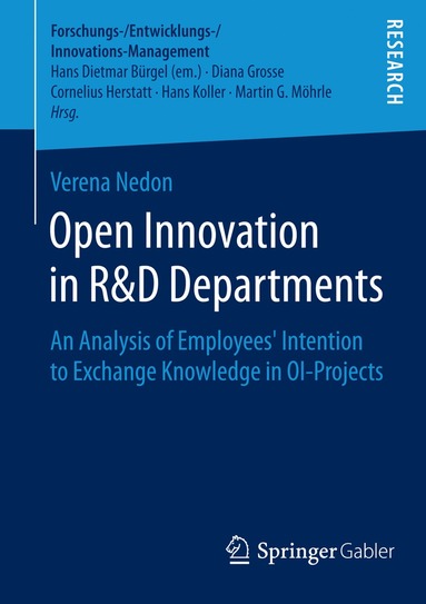 bokomslag Open Innovation in R&D Departments