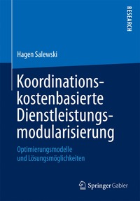 bokomslag Koordinationskostenbasierte Dienstleistungsmodularisierung