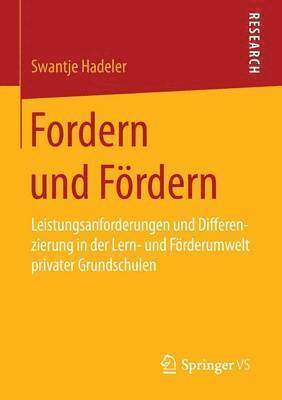 Swantje Hadeler - Fordern und Fördern, Häftad