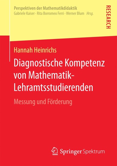 bokomslag Diagnostische Kompetenz von Mathematik-Lehramtsstudierenden