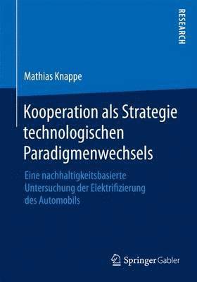 bokomslag Kooperation als Strategie technologischen Paradigmenwechsels
