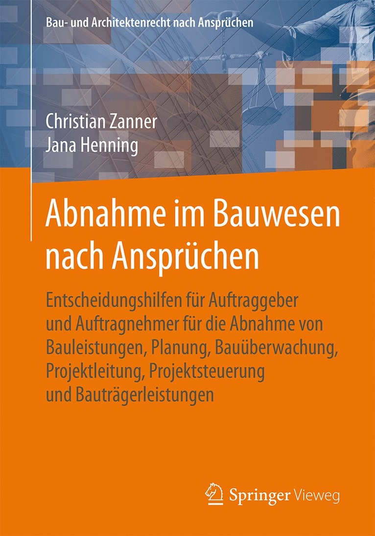 Christian Zanner, Jana Henning - Abnahme im Bauwesen nach Ansprüchen, Häftad