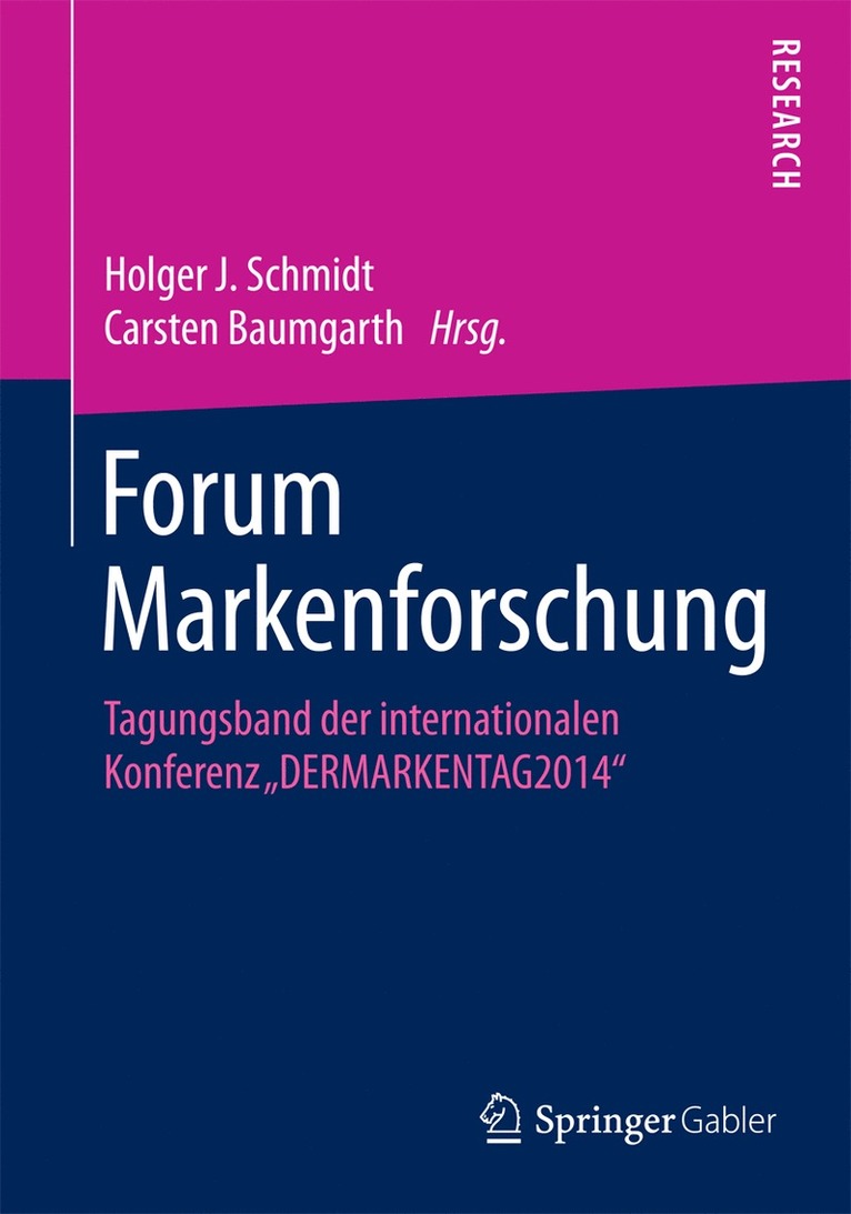 Holger J. Schmidt, Carsten Baumgarth - Forum Markenforschung, Häftad