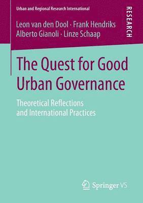 bokomslag The Quest for Good Urban Governance