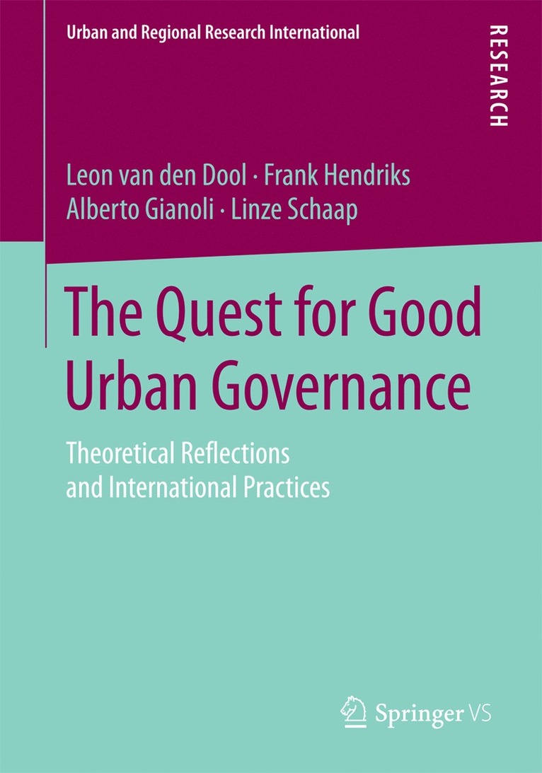 The Quest for Good Urban Governance 1