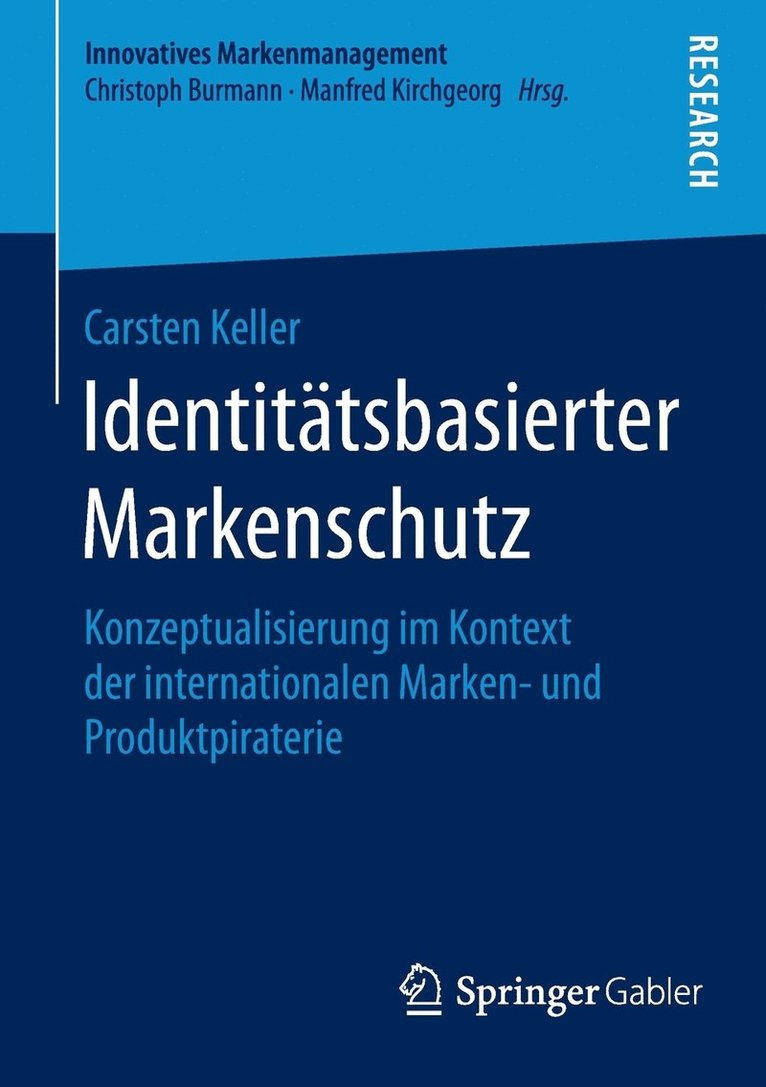Carsten Keller - Identitätsbasierter Markenschutz, Häftad