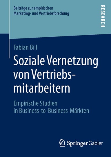 Fabian Bill - Soziale Vernetzung von Vertriebsmitarbeitern, Häftad