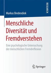 bokomslag Menschliche Diversitat und Fremdverstehen