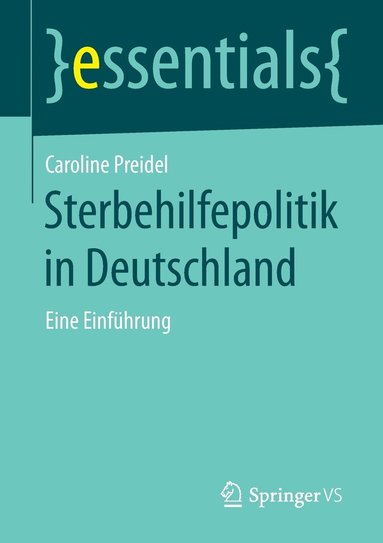 bokomslag Sterbehilfepolitik in Deutschland