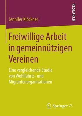Jennifer Klöckner - Freiwillige Arbeit in gemeinnützigen Vereinen, Häftad