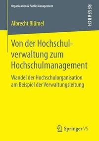 bokomslag Von der Hochschulverwaltung zum Hochschulmanagement