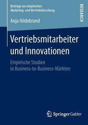 bokomslag Vertriebsmitarbeiter und Innovationen