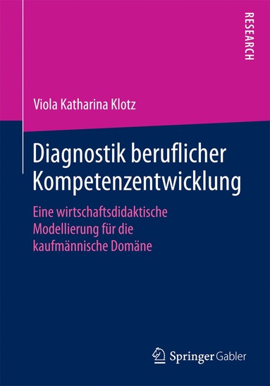 bokomslag Diagnostik beruflicher Kompetenzentwicklung