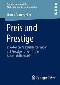 bokomslag Preis und Prestige