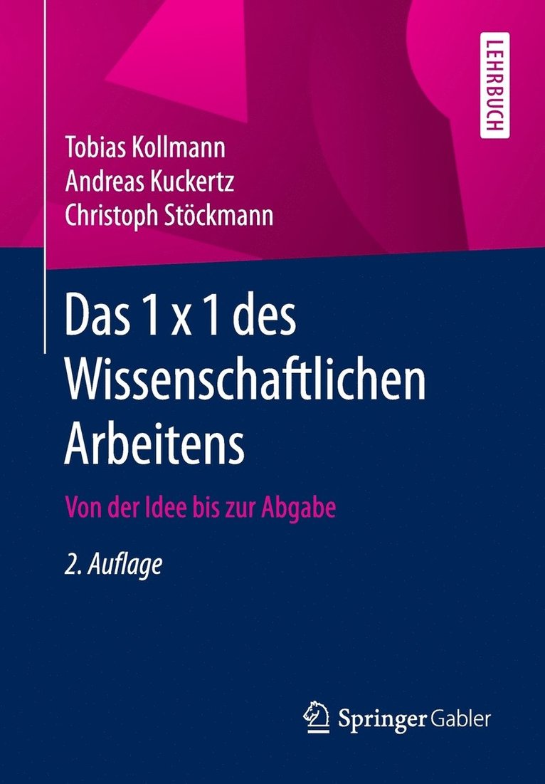 Das 1 x 1 des Wissenschaftlichen Arbeitens 1