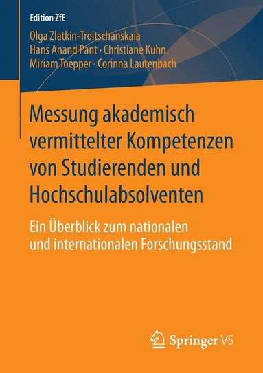 bokomslag Messung akademisch vermittelter Kompetenzen von Studierenden und Hochschulabsolventen