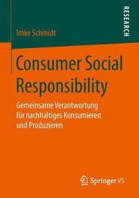 bokomslag Consumer Social Responsibility