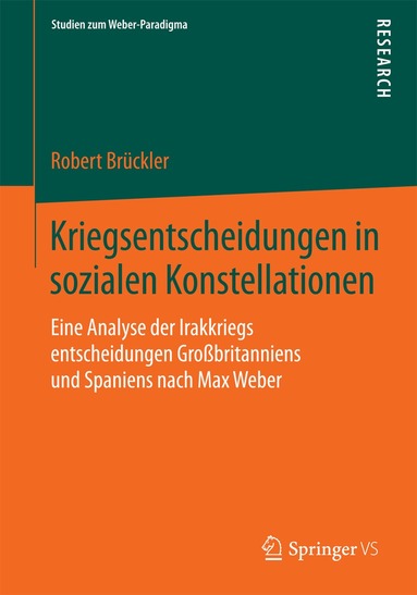 Robert Brückler - Kriegsentscheidungen in sozialen Konstellationen, Häftad