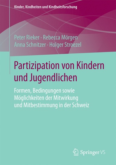 bokomslag Partizipation von Kindern und Jugendlichen