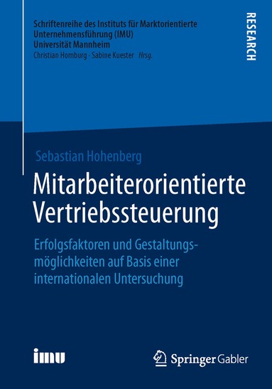 Sebastian Hohenberg - Mitarbeiterorientierte Vertriebssteuerung, Häftad