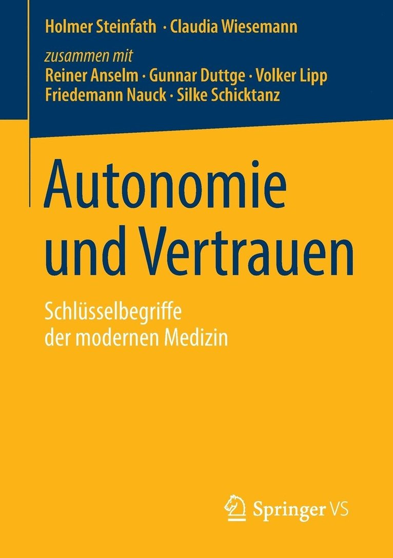 Autonomie und Vertrauen