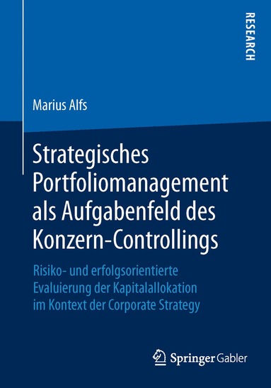 bokomslag Strategisches Portfoliomanagement als Aufgabenfeld des Konzern-Controllings