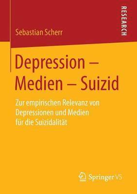 bokomslag Depression  Medien  Suizid