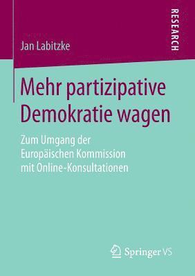 bokomslag Mehr partizipative Demokratie wagen