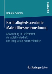 bokomslag Nachhaltigkeitsorientierte Materialflusskostenrechnung