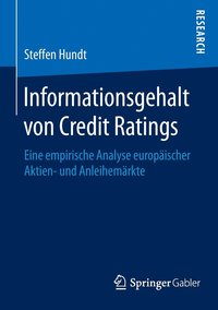 bokomslag Informationsgehalt von Credit Ratings
