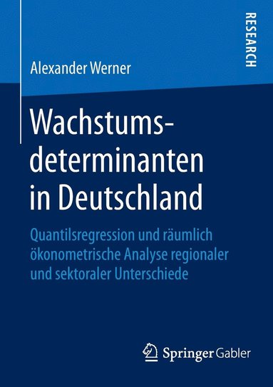 bokomslag Wachstumsdeterminanten in Deutschland