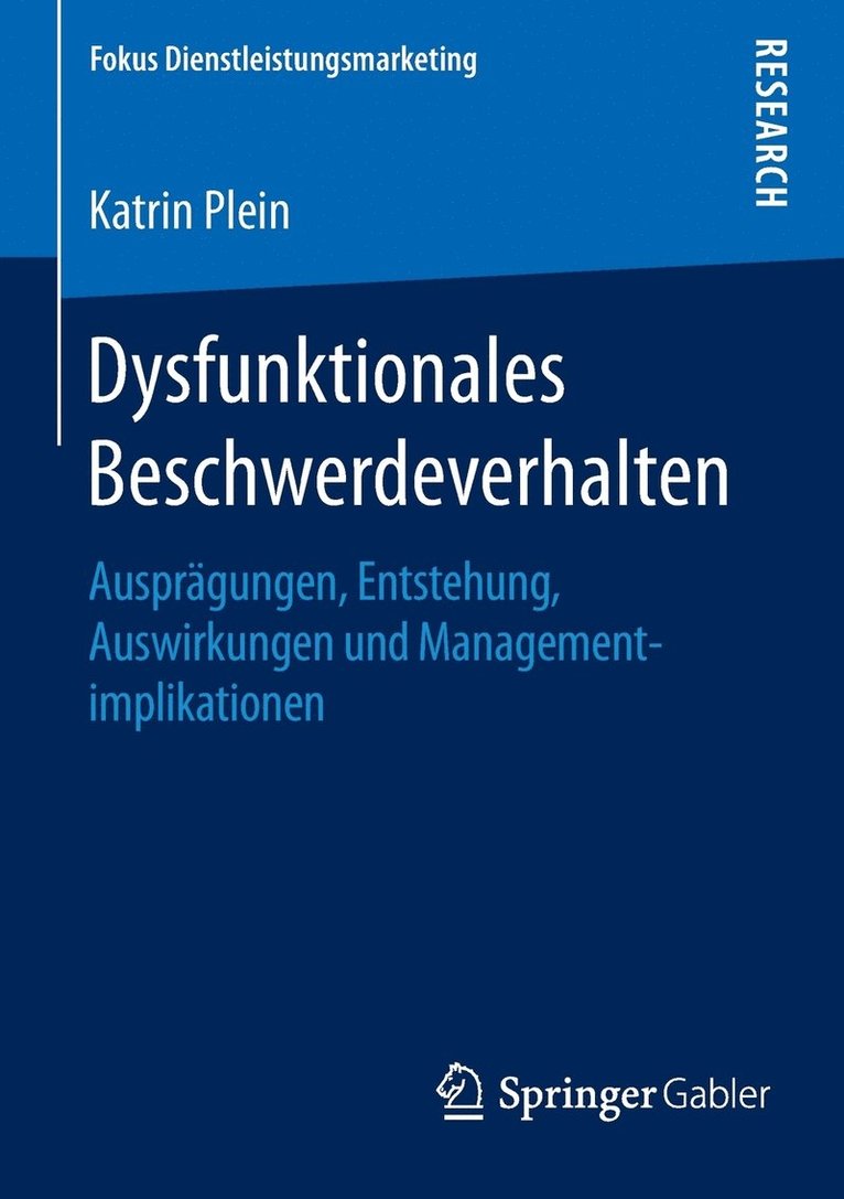 Dysfunktionales Beschwerdeverhalten 1