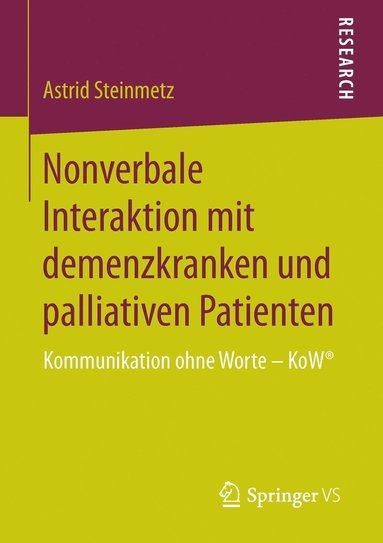 bokomslag Nonverbale Interaktion mit demenzkranken und palliativen Patienten