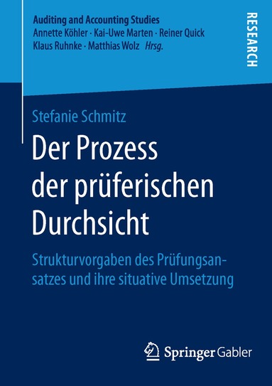 Stefanie Schmitz - Der Prozess der prüferischen Durchsicht, Häftad