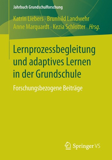 bokomslag Lernprozessbegleitung und adaptives Lernen in der Grundschule