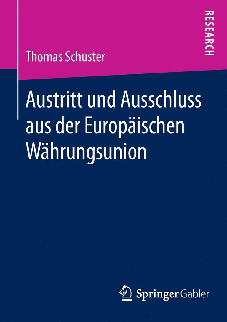 Austritt und Ausschluss aus der Europäischen Währungsunion 1