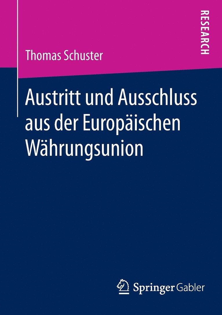 Austritt und Ausschluss aus der Europischen Whrungsunion 1