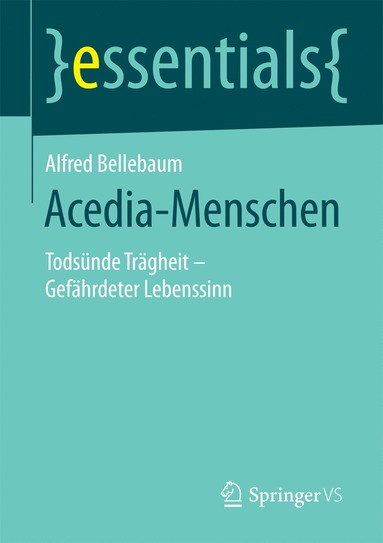 bokomslag Acedia-Menschen