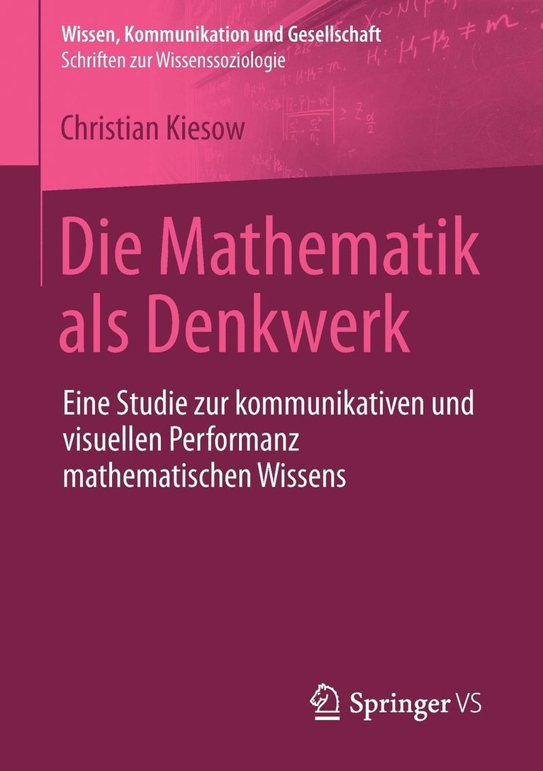 Die Mathematik als Denkwerk 1