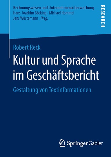 Robert Reck - Kultur und Sprache im Geschäftsbericht, Häftad
