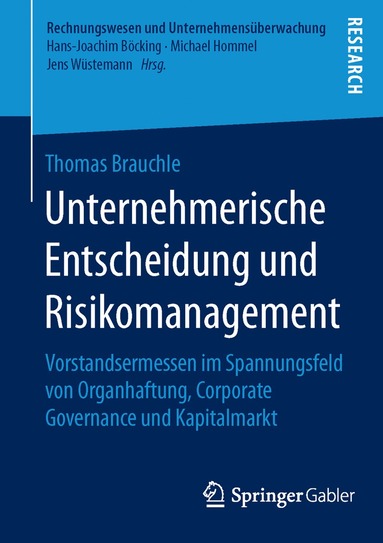 bokomslag Unternehmerische Entscheidung und Risikomanagement