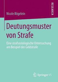 bokomslag Deutungsmuster von Strafe